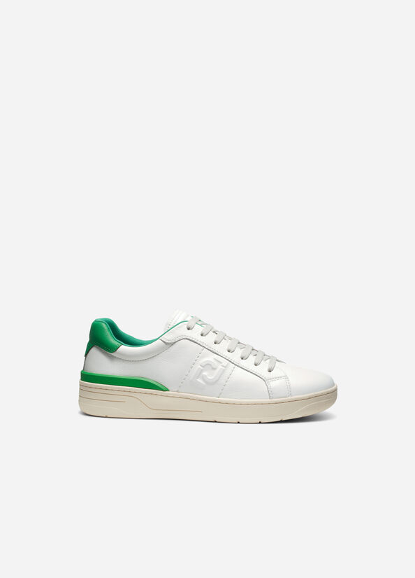 Baskets Liu Jo Cuir And Daim Homme Vert | JCK-459361