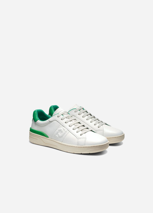 Baskets Liu Jo Cuir And Daim Homme Vert | JCK-459361