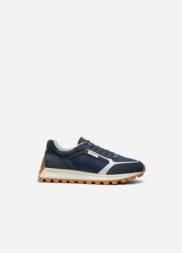 Baskets Liu Jo Daim And Mesh Homme Bleu | NLI-827639