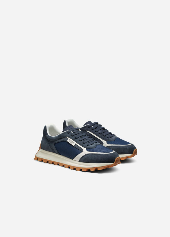 Baskets Liu Jo Daim And Mesh Homme Bleu | NLI-827639