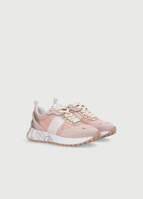 Baskets Liu Jo Nylon Femme Rose | DVO-967052