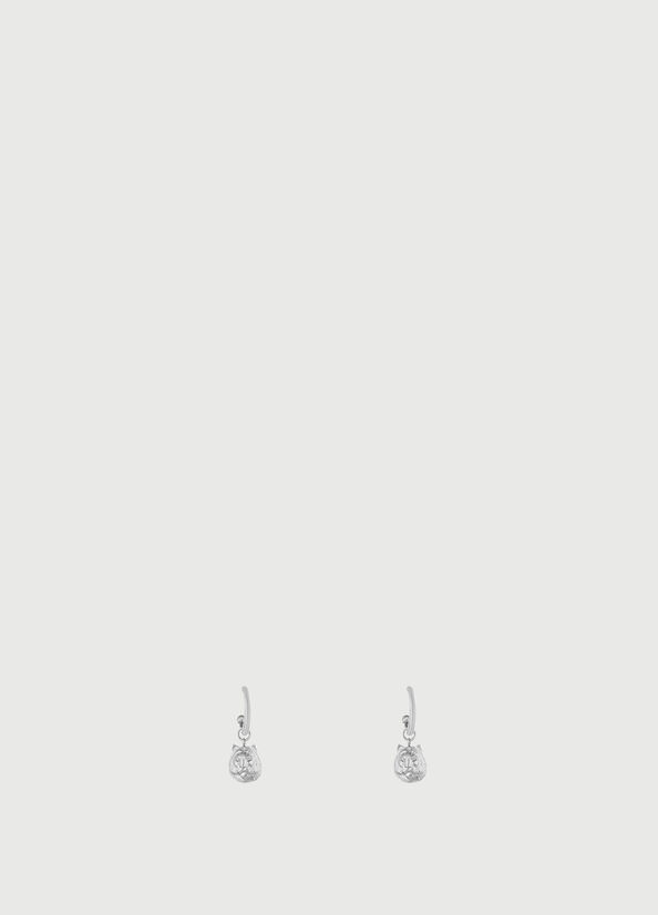 Bijoux Liu Jo Earrings With Lion Charm Femme Argent | TQC-927105