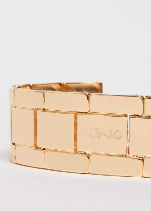 Bijoux Liu Jo Gold-Tone Bracelet Femme Doré | SBF-864925