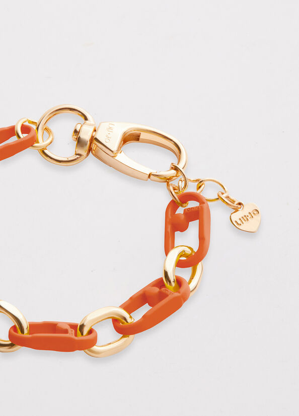 Bijoux Liu Jo Monogram Bracelet Femme Orange | MYS-689145