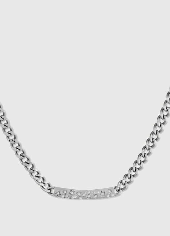 Bijoux Liu Jo Necklace With Diamantés Femme Argent | NVE-316940