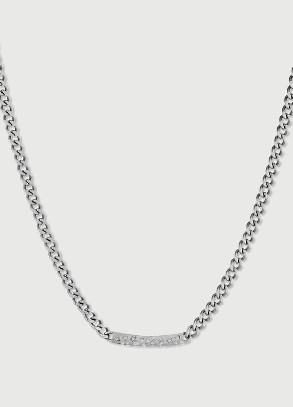 Bijoux Liu Jo Necklace With Diamantés Femme Argent | NVE-316940