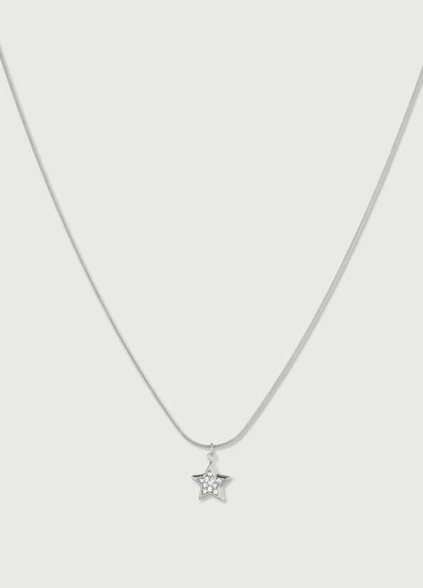 Bijoux Liu Jo Necklace With Star Femme Argent | CWI-405317