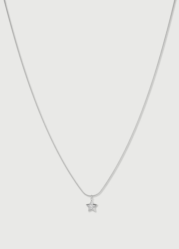 Bijoux Liu Jo Necklace With Star Femme Argent | CWI-405317