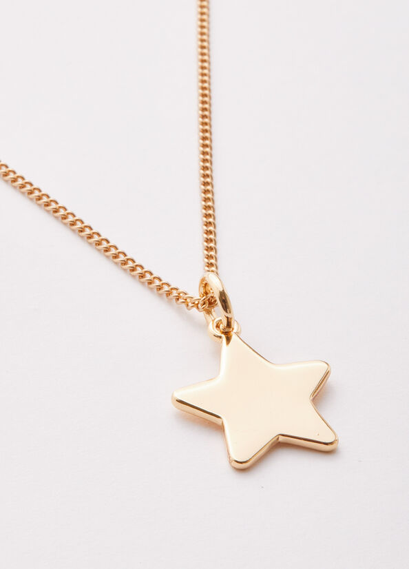 Bijoux Liu Jo Necklace With Star Femme Blanche | FQU-158263