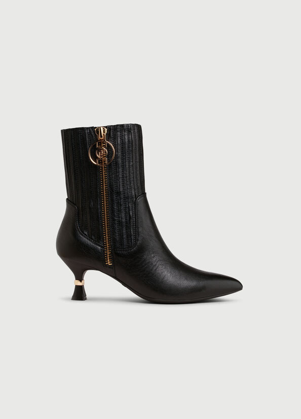 Bottines Liu Jo Cuir Femme Noir | PNB-631407