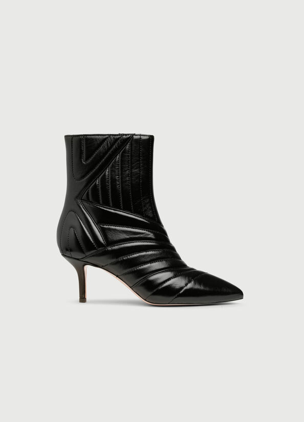 Bottines Liu Jo Matelassé With Heel Femme Noir | NYG-368751