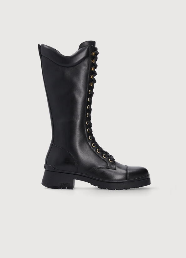 Bottines Liu Jo With Jewel Chain Femme Noir | FWX-173024