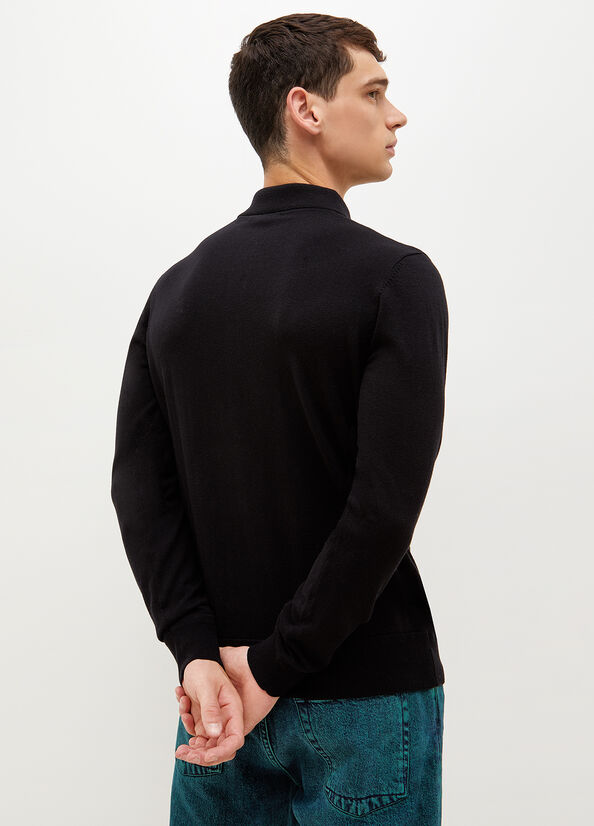 Chandails Liu Jo Knit Homme Noir | UWE-614095