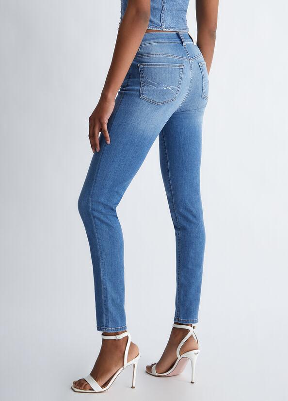 Jean Skinny Liu Jo Authentic Denim Femme Bleu | AFP-104329