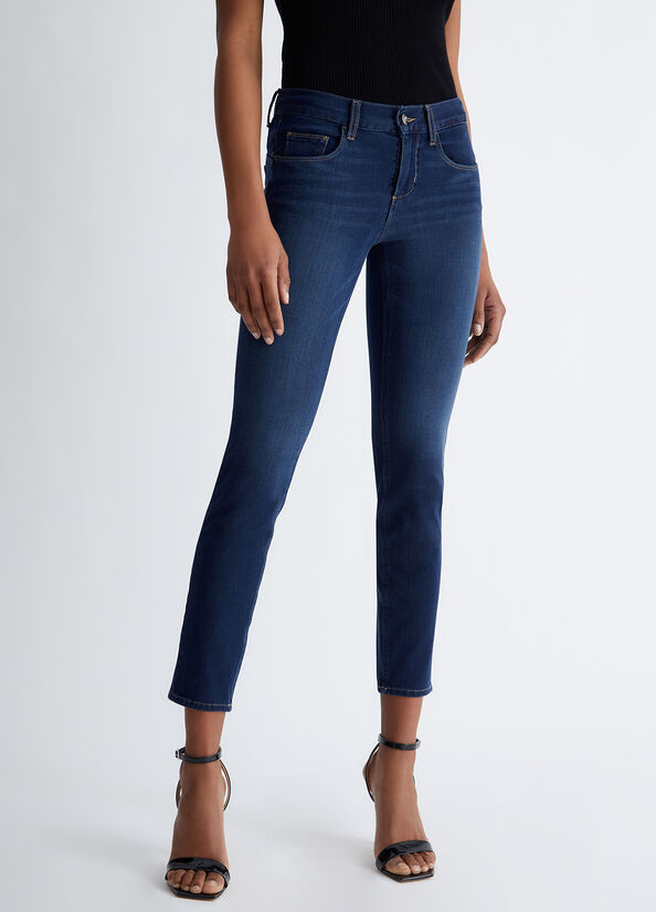 Jean Skinny Liu Jo Bottom Up Femme Bleu Foncé | IBD-210463