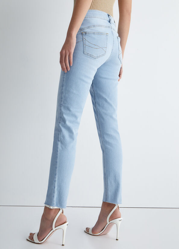 Jean Skinny Liu Jo Bottom Up Femme Bleu Clair | LCW-286941