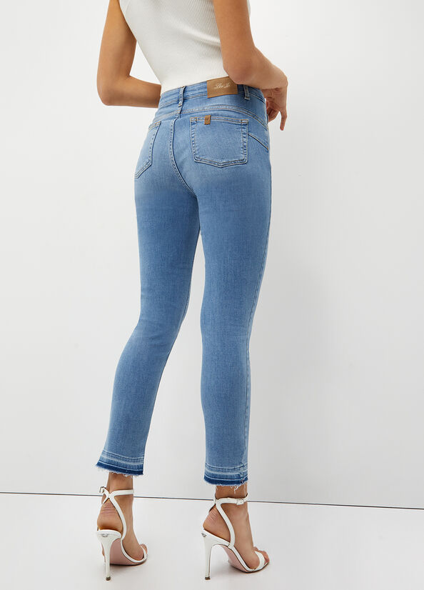 Jean Skinny Liu Jo Bottom Up Femme Bleu | MGT-654082