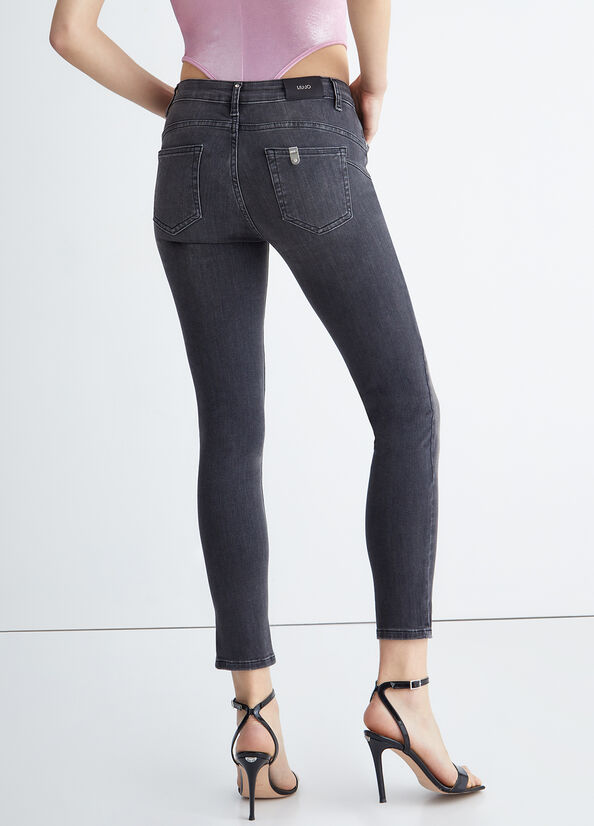 Jean Skinny Liu Jo Bottom Up Femme Noir | SXO-502194