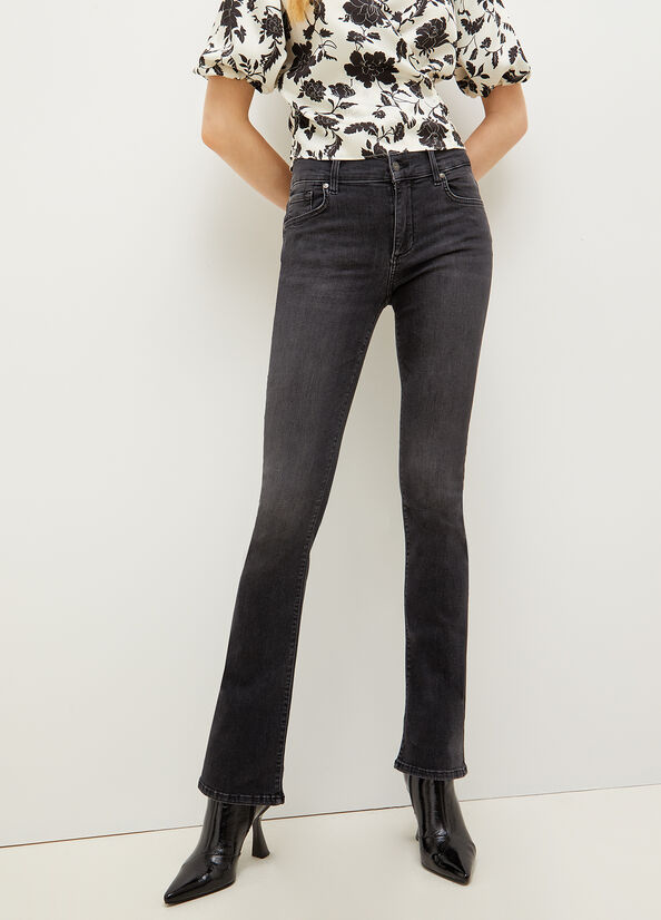 Jean Skinny Liu Jo Denim Authentic cut Femme Noir | DRS-164053