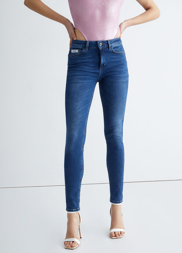 Jean Skinny Liu Jo Eco-Friendly Femme Bleu | QBS-569823