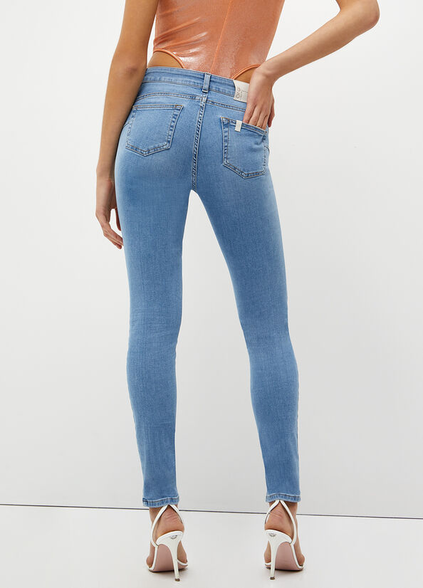 Jean Skinny Liu Jo Eco-Friendly Femme Bleu | UVI-658792