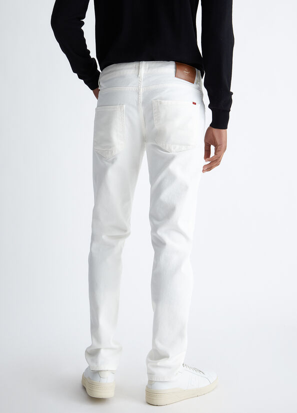 Jean Skinny Liu Jo Slim Fit White Homme Blanche | WQY-395824