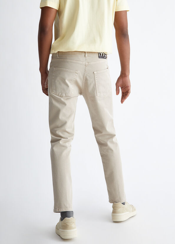 Jean Skinny Liu Jo Tapered Fit Homme Beige | FXR-427630