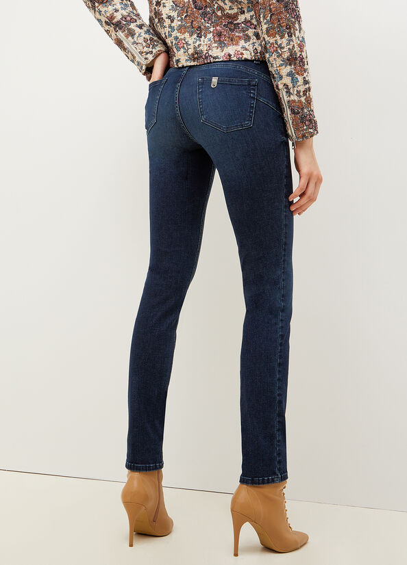 Jean Slim Liu Jo Bottom Up Femme Bleu | FAI-035627