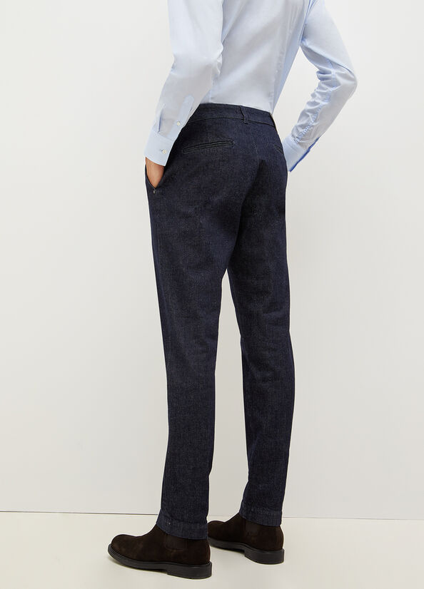 Jean Slim Liu Jo Regular Homme Bleu Foncé | NPQ-935710