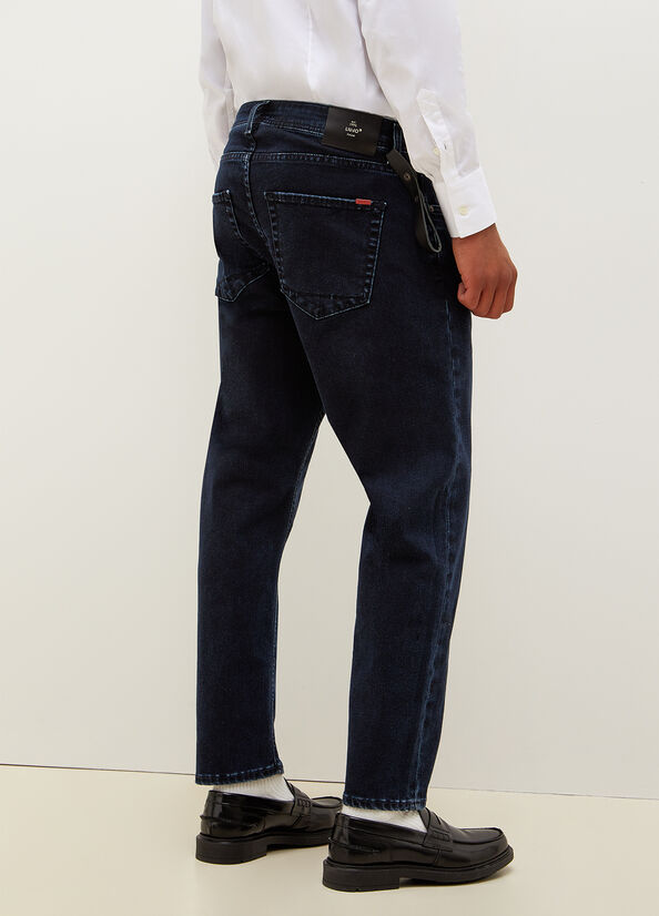 Jean Slim Liu Jo Regular Homme Bleu Foncé | UGV-654930