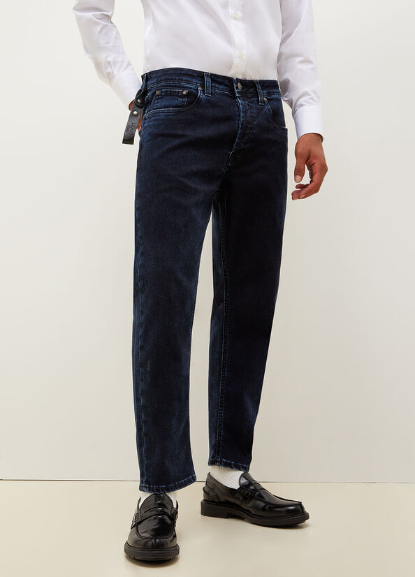 Jean Slim Liu Jo Regular Homme Bleu Foncé | UGV-654930