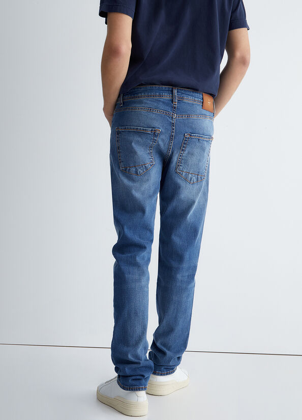 Jean Slim Liu Jo Regular Homme Bleu | ZKW-172954