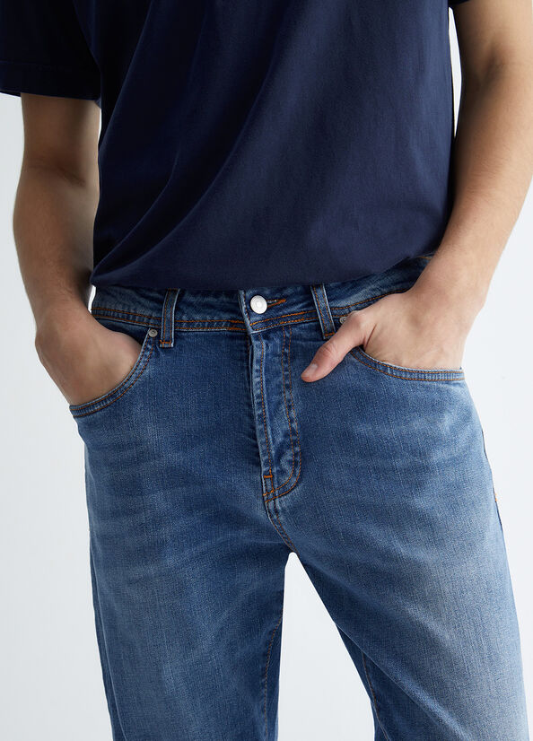 Jean Slim Liu Jo Regular Homme Bleu | ZKW-172954