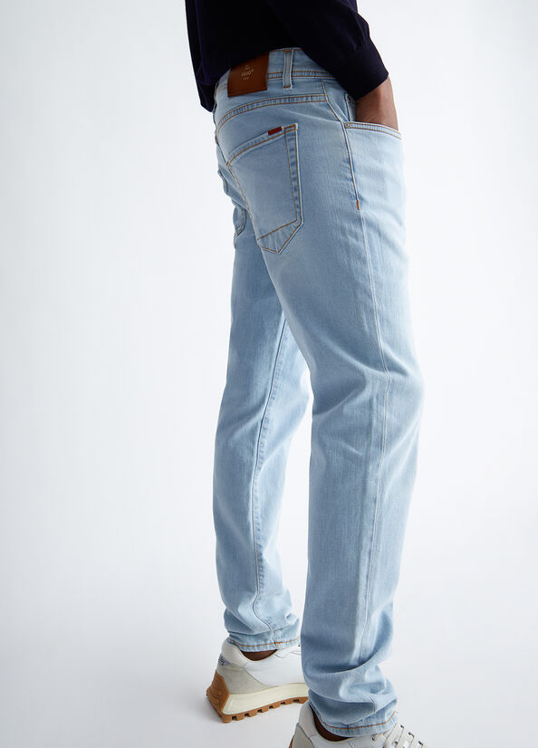 Jean Slim Liu Jo Slim Homme Bleu Clair | NOM-918460