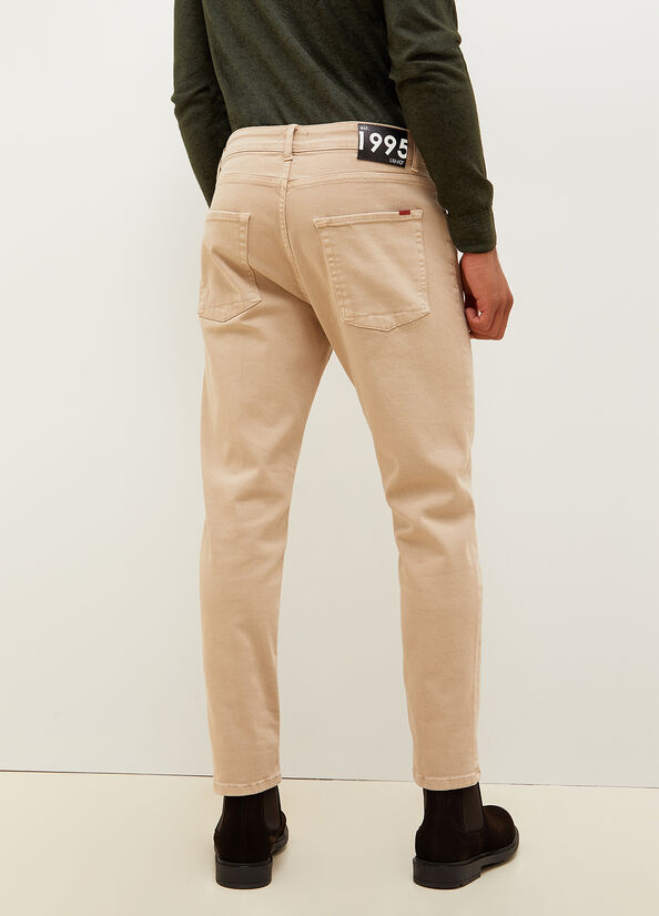 Jean Slim Liu Jo Tapered Homme Beige | SFH-915407