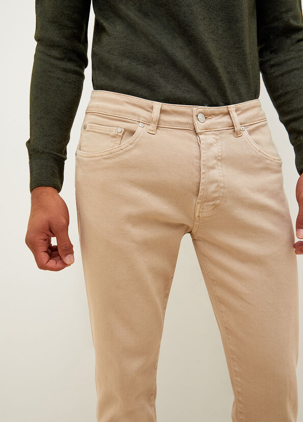 Jean Slim Liu Jo Tapered Homme Beige | SFH-915407