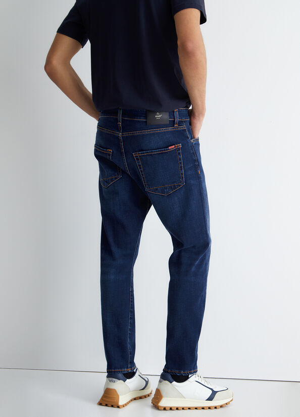 Jean Slim Liu Jo Twisted Homme Bleu Foncé | TSR-270381