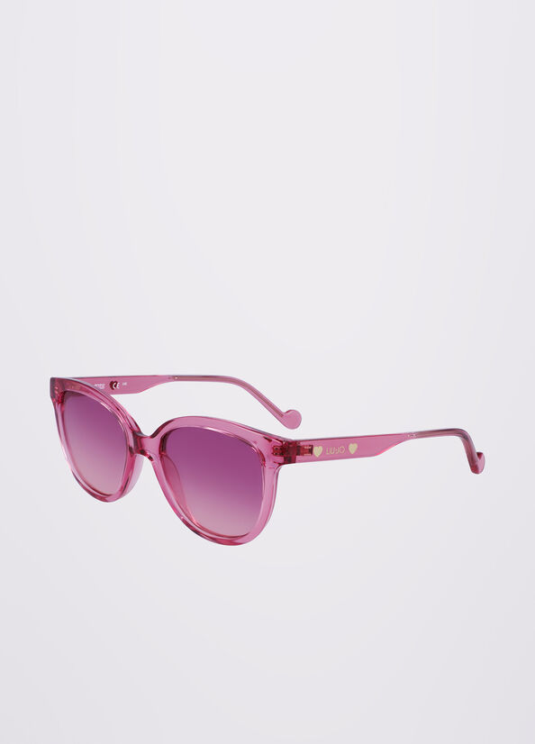 Lunettes de Soleil Liu Jo Butterfly Femme Rose | YHZ-165947