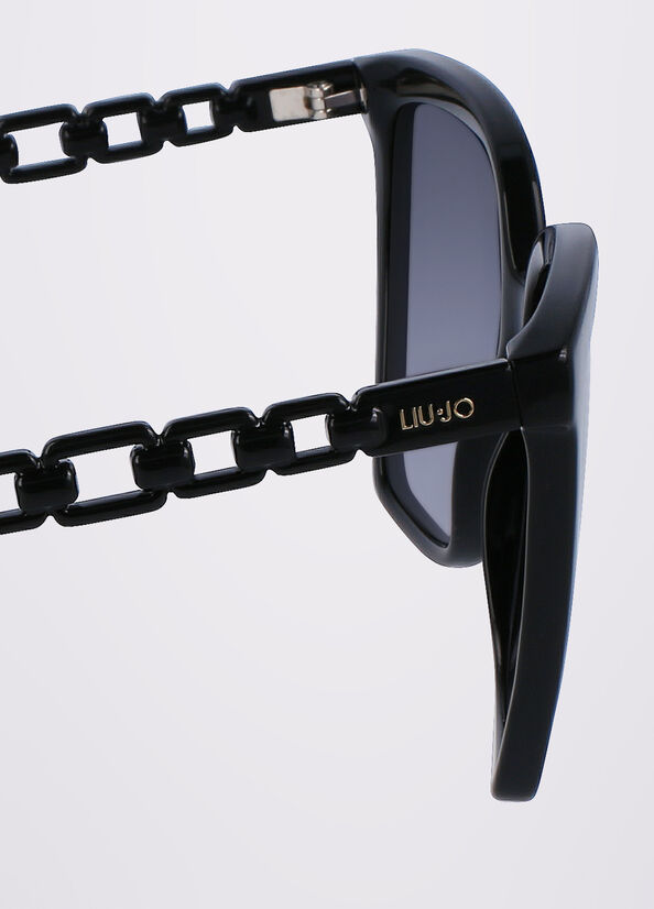 Lunettes de Soleil Liu Jo Squared Femme Noir | JWK-061498