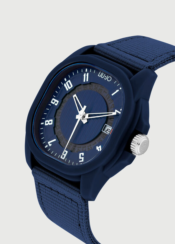 Montre Liu Jo Eco-Sustainable Homme Bleu | LZD-953276