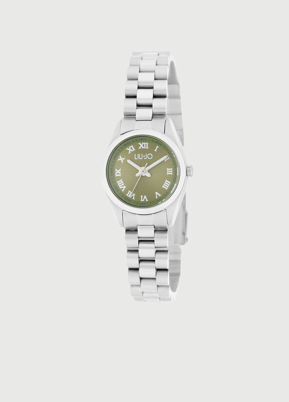 Montre Liu Jo Steel Femme Argent Vert | QXR-048651