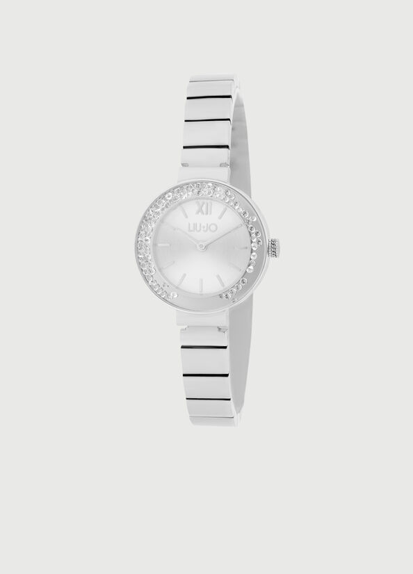 Montre Liu Jo Steel With Diamantés Femme Argent | HYR-095146