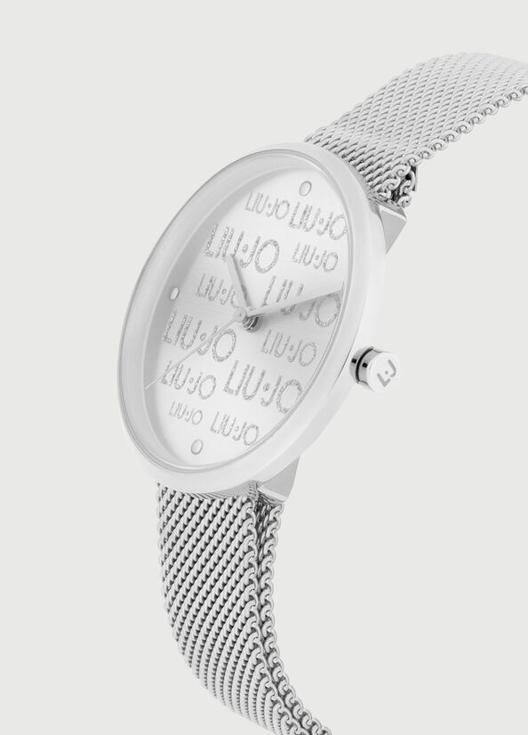 Montre Liu Jo Steel With Logo Femme Argent | AEJ-341805