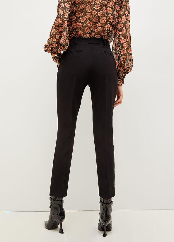 Pantalon Liu Jo Cigarette Femme Noir | IRF-597608