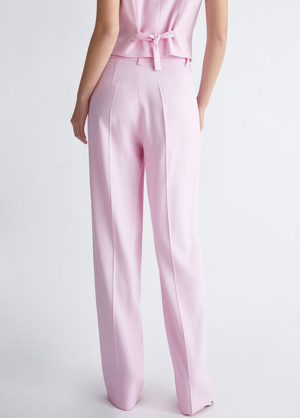 Pantalon Liu Jo Eco-Friendly Francoise Femme Rose | AJL-930218