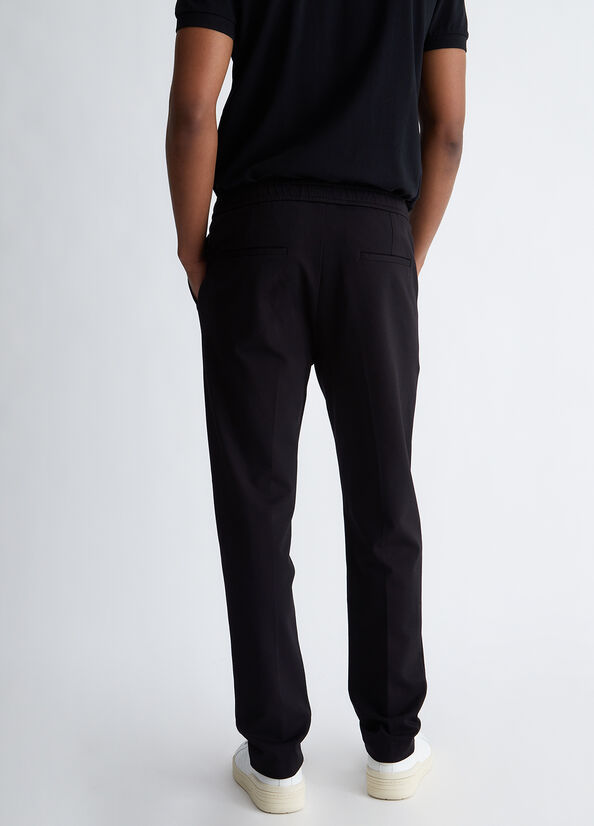 Pantalon Liu Jo Joggers Homme Noir | XVQ-409513