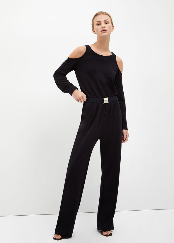 Peignoir Liu Jo Jumpsuit With Femme Noir | QLW-901482