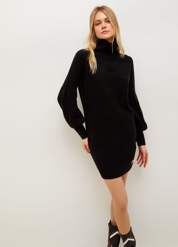 Peignoir Liu Jo Knit Femme Noir | JWP-321458