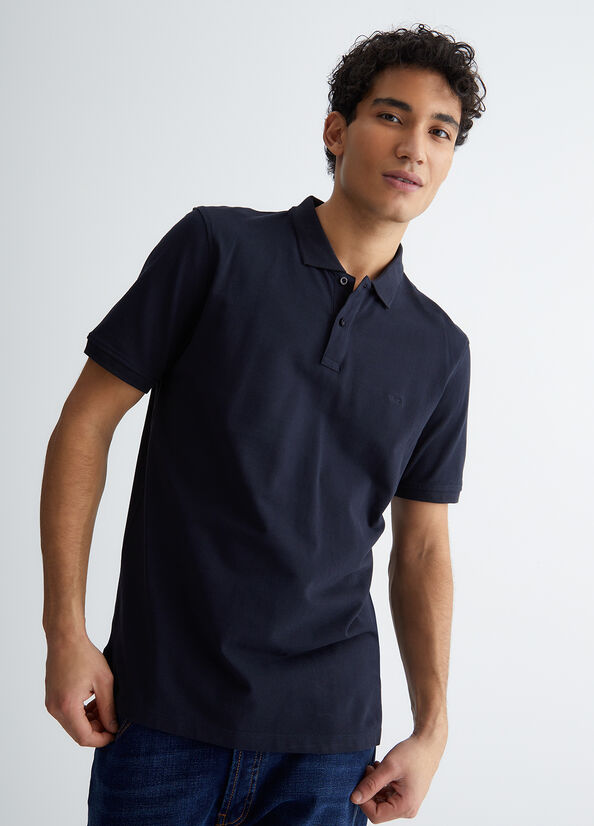 Polos Liu Jo Blue Homme Bleu Foncé | TAK-584701