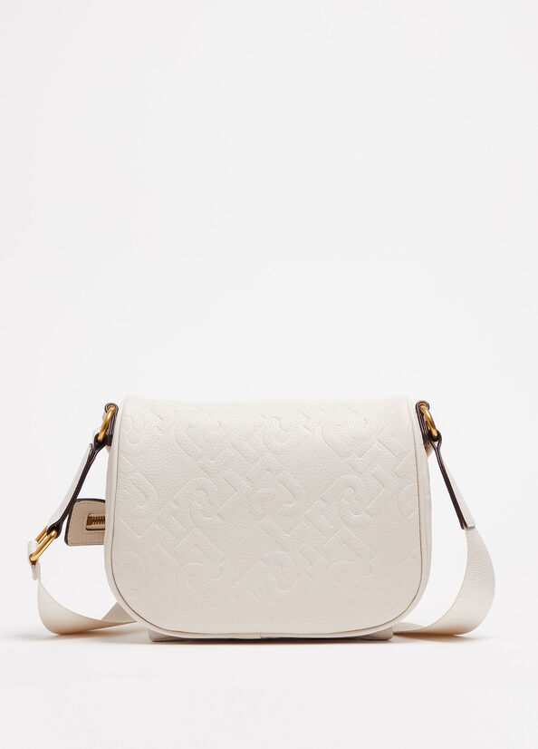 Sac Banane Liu Jo Pouch With Logo Femme Beige | RIF-917346